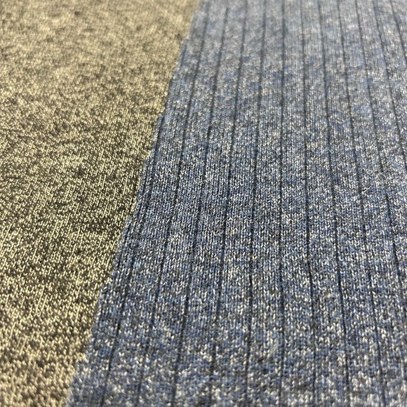 NIC+ZOE Sweater Dress Color Block Mock Neck Long Sleeve Stretch Knee Length - Picture 6 of 9